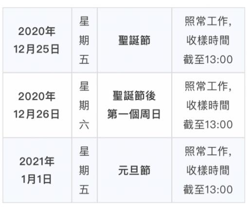 香港化验所放假通知